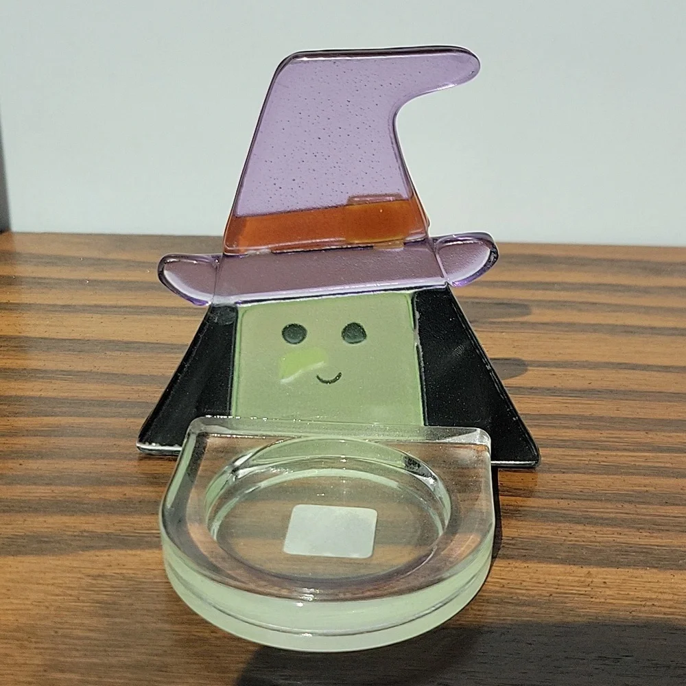 PARTYLITE P9700 Witch & Cat Tealight Pair